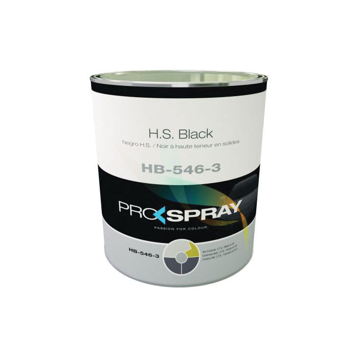 Pro-Spray European Automotive Finishes HB-546-3 HS Toner, 4 L, Black