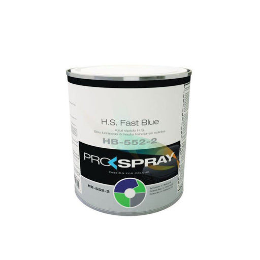 Pro-Spray European Automotive Finishes HB-552-2 HS Toner, 1 L Can, Fast Blue