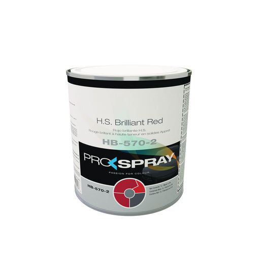 Pro-Spray European Automotive Finishes HB-570-2 HS Toner, 1 L Can, Brilliant Red