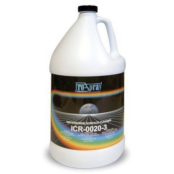 Pro-Spray European Automotive Finishes ICR-0020-3 Waterborne Surface Cleaner, 4 L Can, Liquid