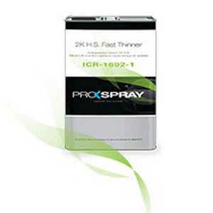 Pro-Spray European Automotive Finishes ICR-1695-1 National Rule 2K HS Thinner, 1 gal, Liquid, Very S