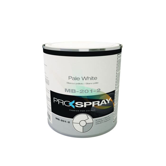 Pro-Spray European Automotive Finishes MB-201-2 Mixing Toner, 1 L Can, Pale White