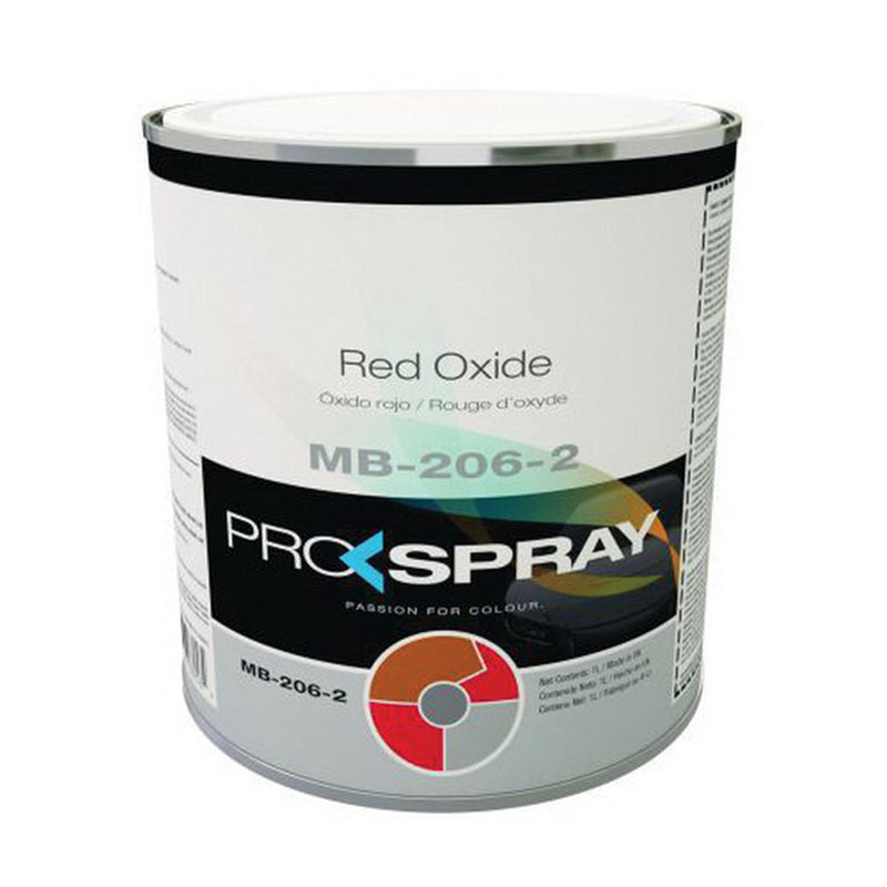 Pro-Spray European Automotive Finishes MB-206-2 Mixing Toner, 1 L Can, Red Oxide