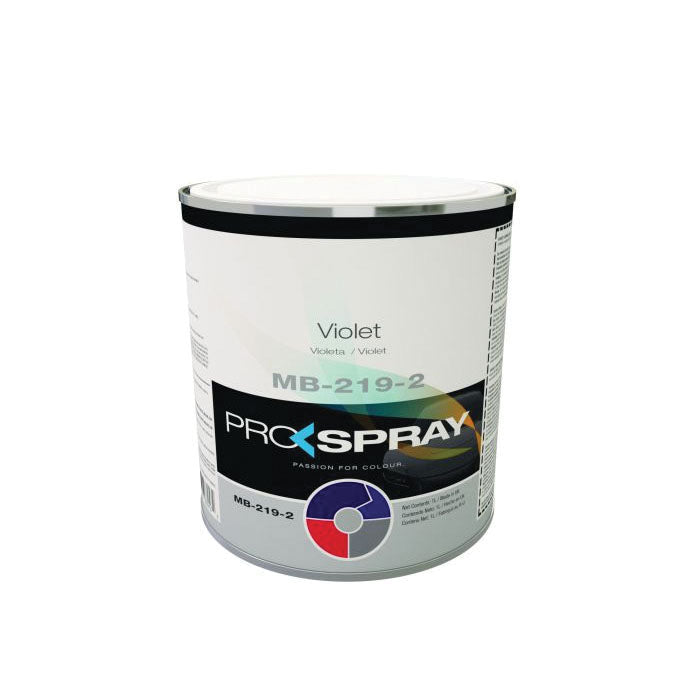 Pro-Spray European Automotive Finishes MB-219-2 Mixing Toner, 1 L Can, Violet