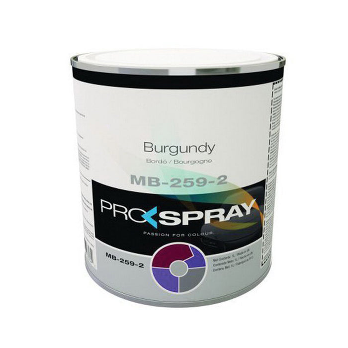 Pro-Spray European Automotive Finishes MB-259-2 Mixing Toner, 1 L Can, Burgundy