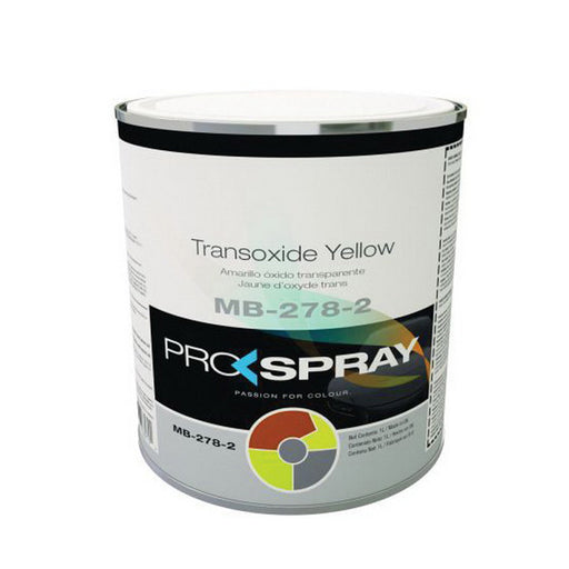Pro-Spray European Automotive Finishes MB-278-2 Mixing Toner, 1 L Can, Transoxide Yellow