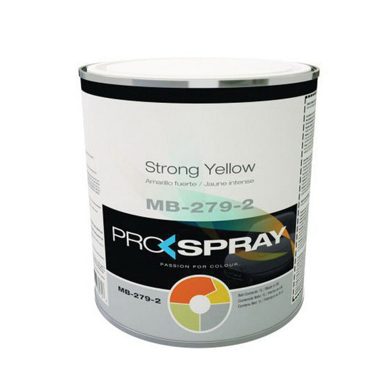 Pro-Spray European Automotive Finishes MB-279-2 Mixing Toner, 1 L Can, Strong Yellow