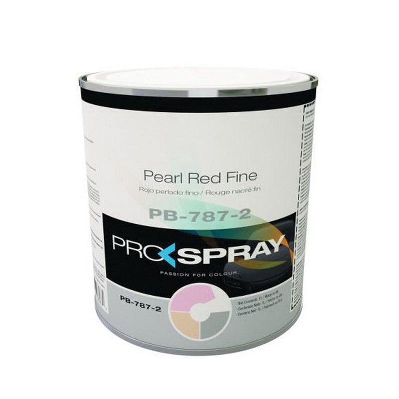 Pro-Spray European Automotive Finishes PB-787-2 Mixing Toner, 1 L Can, Pearl Red Fine