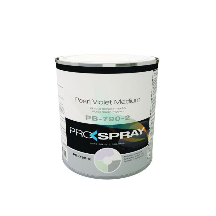 Pro-Spray European Automotive Finishes PB-790-2 Mixing Toner, 1 L Can, Pearl Violet Medium