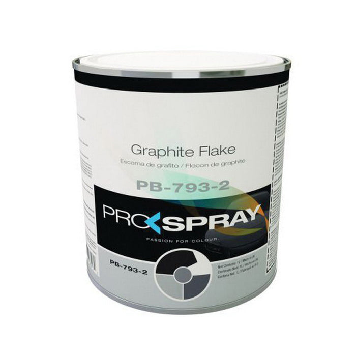 Pro-Spray European Automotive Finishes PB-793-2 Mixing Toner, 1 L Can, Graphite Flake