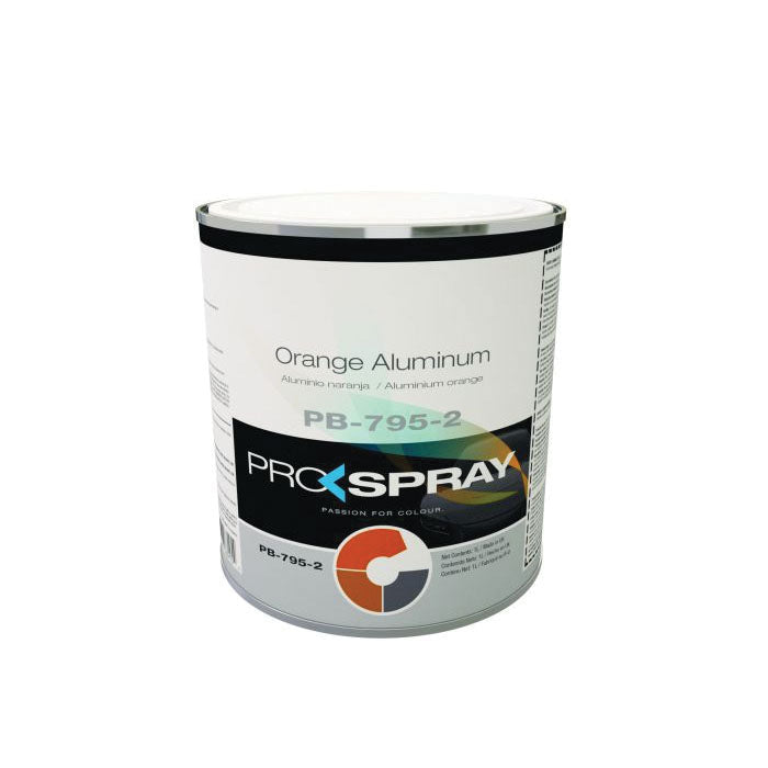 Pro-Spray European Automotive Finishes PB-795-2 Mixing Toner, 1 L Can, Orange Aluminum