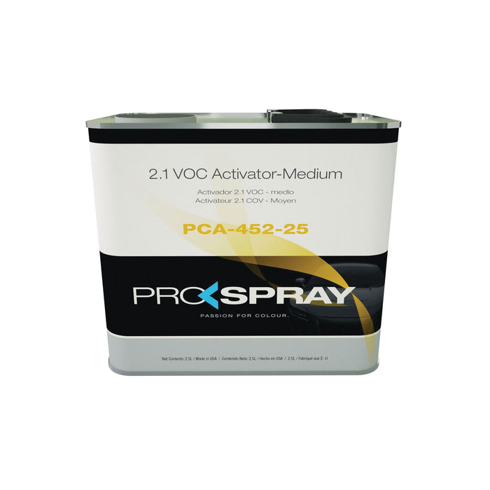 Pro-Spray European Automotive Finishes PCA-452-25 Medium Activator, 2.5 L, Use With: PROSPRAY Low VO