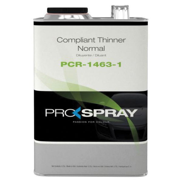 Pro-Spray European Automotive Finishes PCR-1464-1 Thinner, 1 gal Can, Clear, Liquid, Slow Speed/Temp