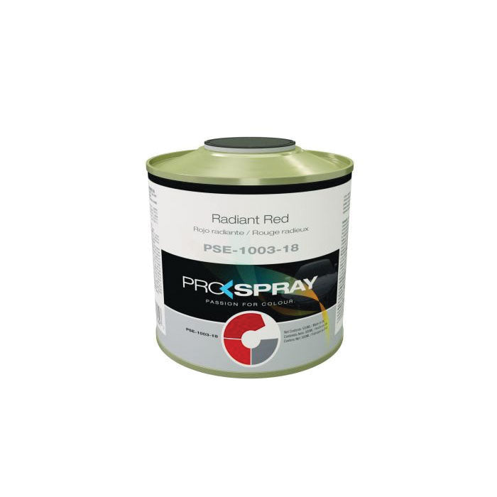 Pro-Spray European Automotive Finishes Xirallic PSE-1003-18 Mixing Toner, 500 mL Can, Radiant Red