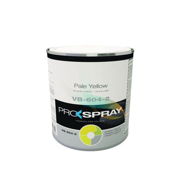 Pro-Spray European Automotive Finishes VB-604-2 VHS Toner, 1 L Can, Pale Yellow