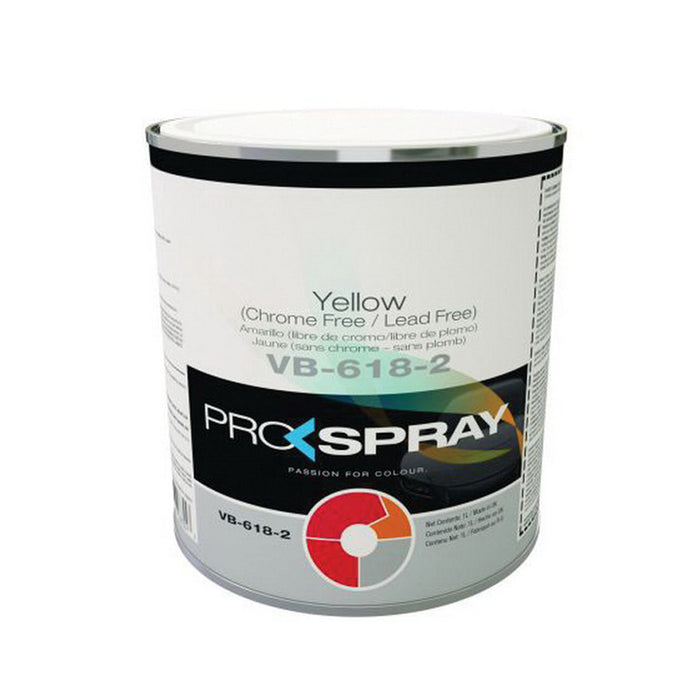 Pro-Spray European Automotive Finishes VB-618-2 VHS Toner, 1 L Can, Yellow