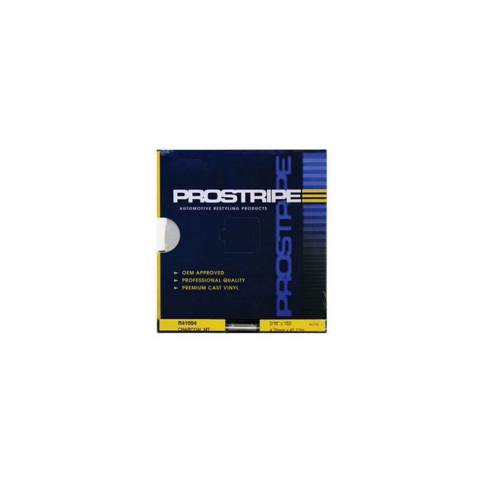 Prostripe R41004 Single Color Multiple Striping Tape, 150 ft x 3/16 in, Charcoal Metallic