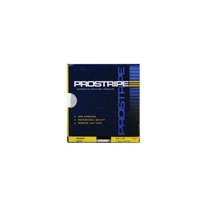 Prostripe R41019 Single Color Multiple Striping Tape, 150 ft x 3/16 in, Beige