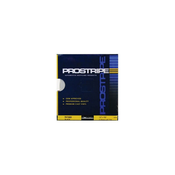 Prostripe R41602 Single Color Multiple Striping Tape, 150 ft x 1/4 in, Black