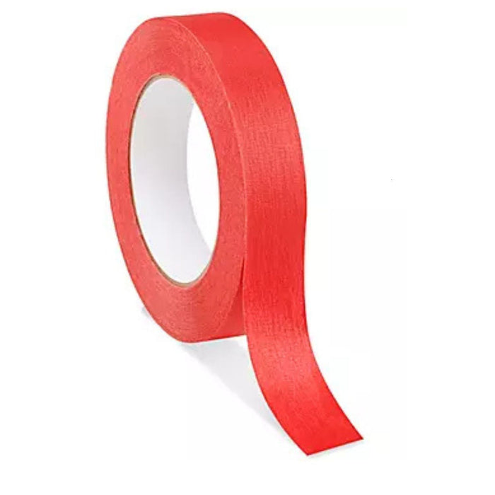 Prostripe R54431 Single Color Solid Striping Tape, 150 ft x 1 in, Fire Red
