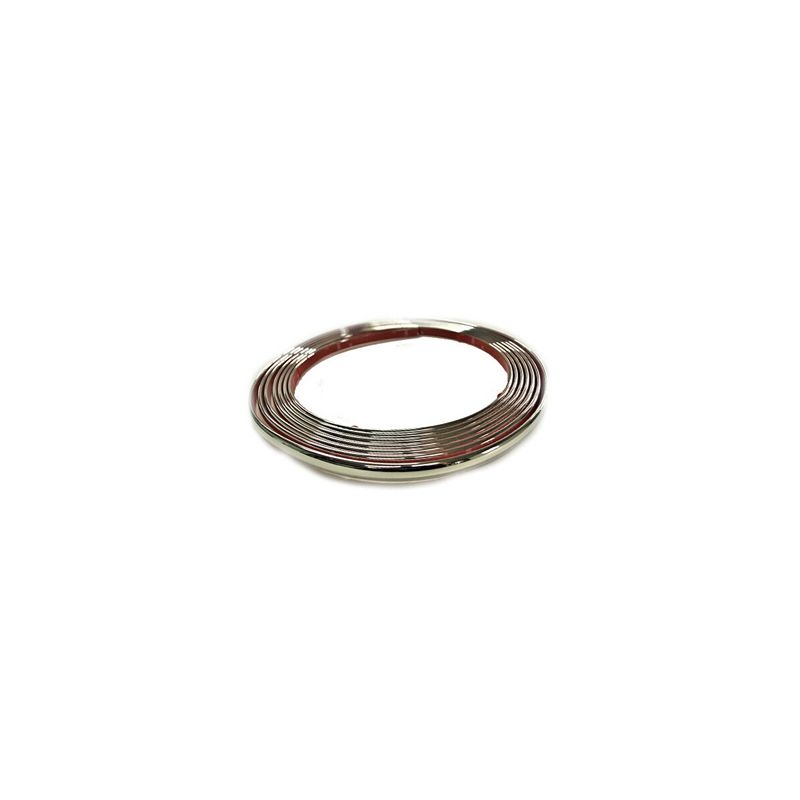 Half Round Wheel Well Molding 37-530 Chrome 7/16 in 20 ft Reel