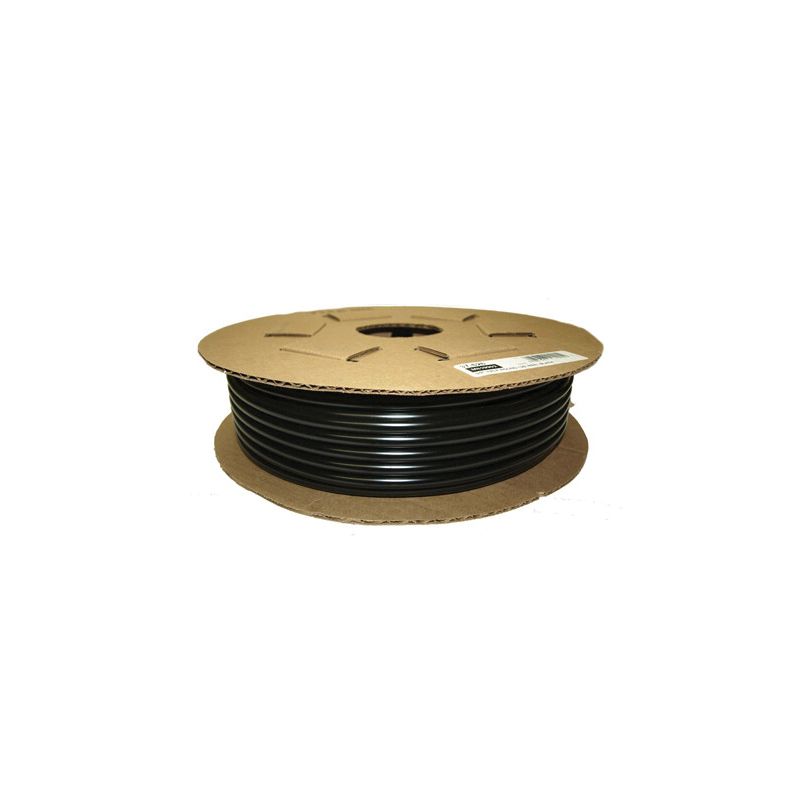 Half Round Wheel Well Molding 37-626, 125 ft Black, 3/8 in Width, Reel