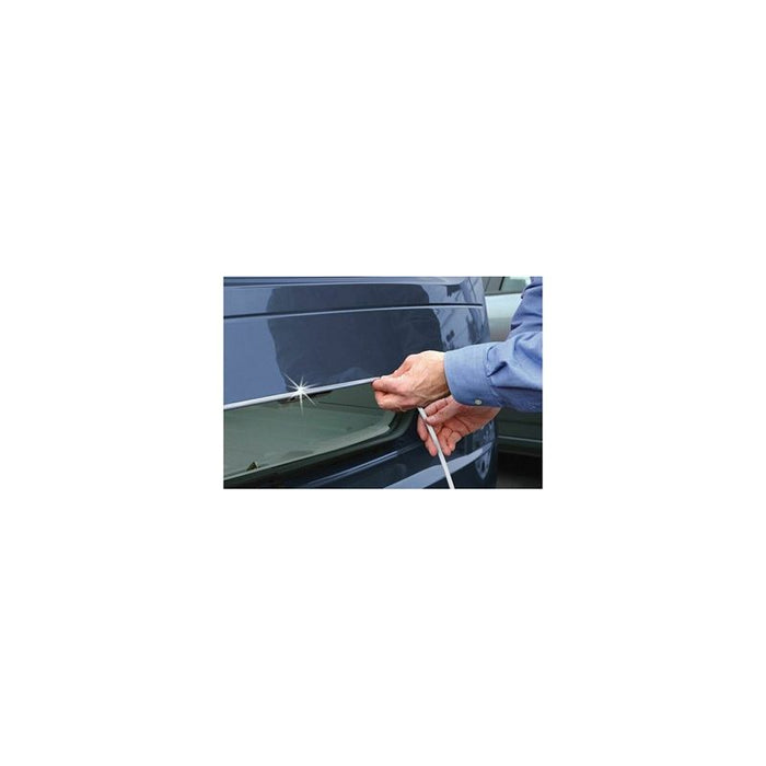 Protekto Trim 39-210 Full Size Door Edge Molding, 50 ft L, Chrome