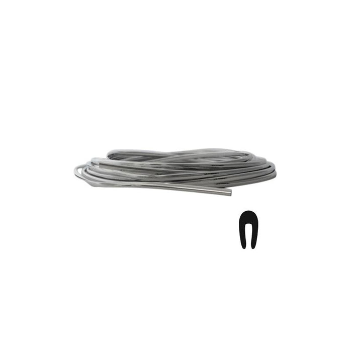 Protekto Trim 39-220 Full Size Door Edge Molding, 25 ft L, Chrome — view 3