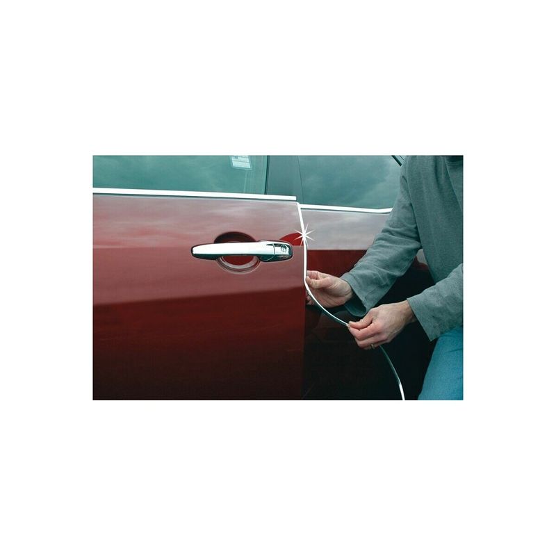 Full Size Door Edge Molding 39-220, 25 ft Chrome