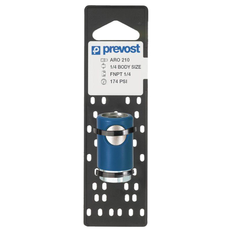 ARC061201CP Silicone‑Free Quick Coupler 1/4 in FNPT Stainless Steel