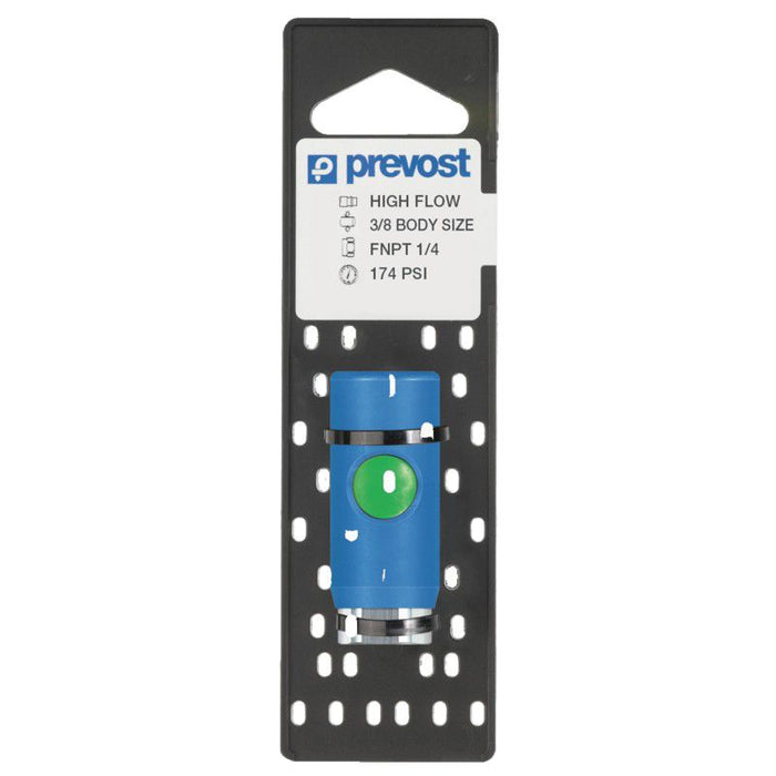 Prevost ERC 071201CP Industrial Interchange Silicone-Free Regular Quick Coupler on Plate, 1/4 in, FN