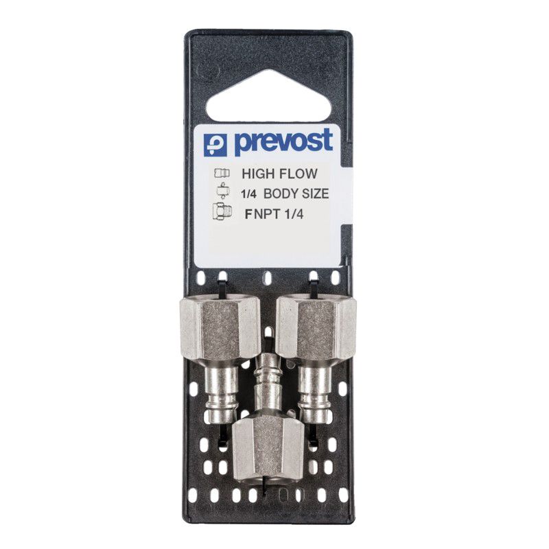 ERP076201P3 High Flow Interchange Parallel Plug 1/4 in FNPT Treated Steel