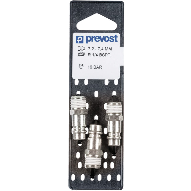 ERP 076251P3 High Flow Interchange Parallel Plug on Plate, 1/4 in, Tapered MNPT, Treated Ste