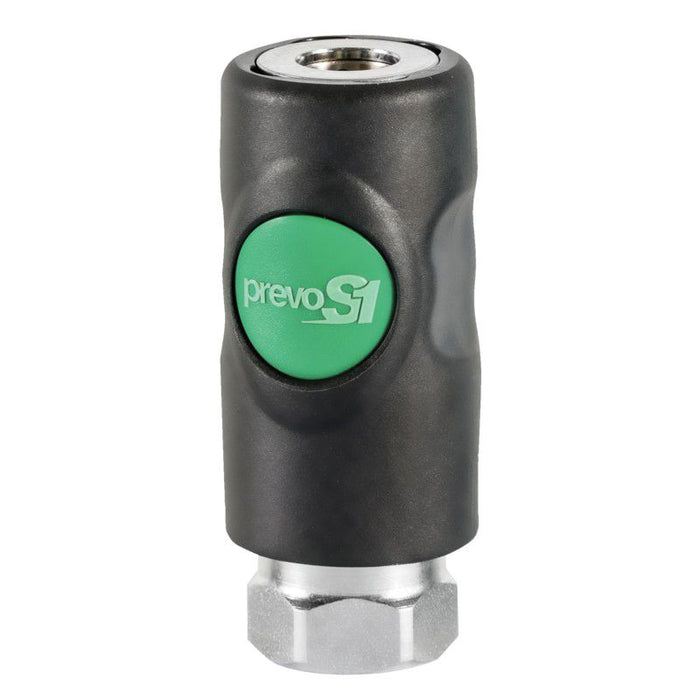 Prevost PrevoS1 ESI 071202 High Flow Interchange Safety Quick Coupler, 3/8 in, Tapered FNPT, Polyest