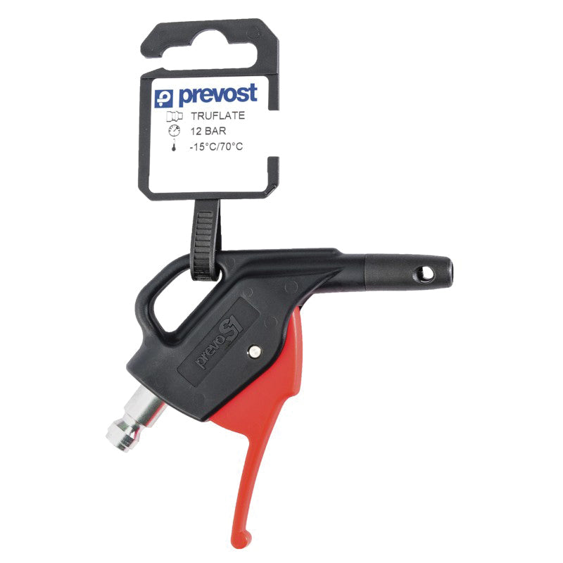 PrevoS1 UBG 06OSHP Standard Self-Service Truflate Interchange Blow Gun with OSHA Nozzle, 1/4