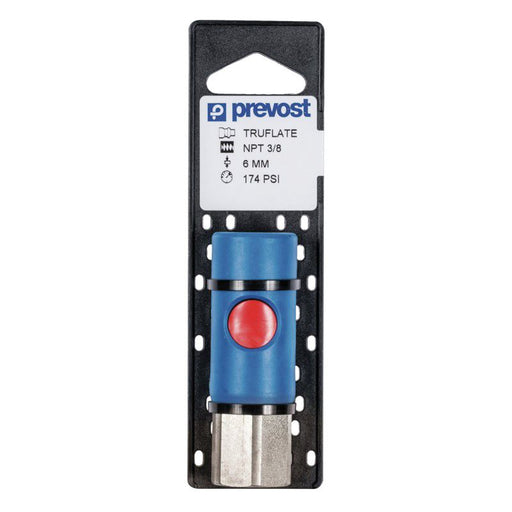 Prevost URC 061201CP Automotive Interchange Regular Quick Coupler on Plate, 1/4 in, Tapered FNPT, St