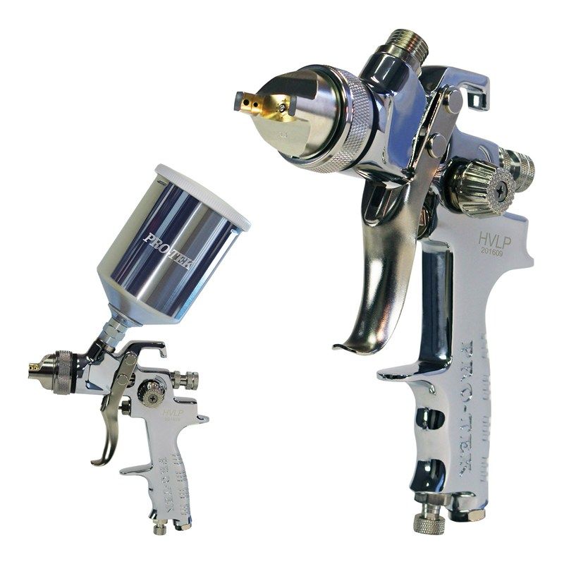 Pro-Tek 2660-14 HVLP Gravity Feed Spray Gun 1.4 mm Nozzle with 8860 Cup