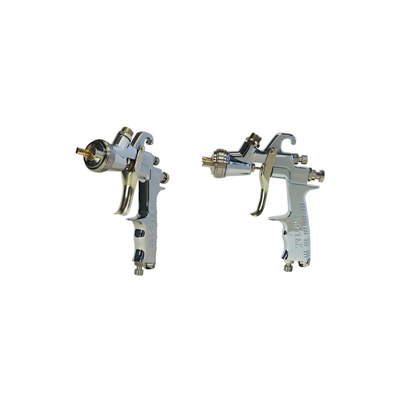 Pro-Tek 4000GH-13 HVLP Gravity Feed Spray Gun 1.3 mm Nozzle with 600 mL Plastic Cup
