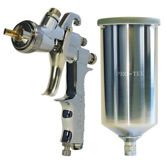 Pro-Tek Spray Equipment 4020GH-1.4 4020GH Series HVLP Gravity Feed Spray Gun, 1.4 mm Nozzle, 1 L Con