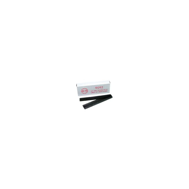 9092 Half Round File, 10 in L x 1/2 in W