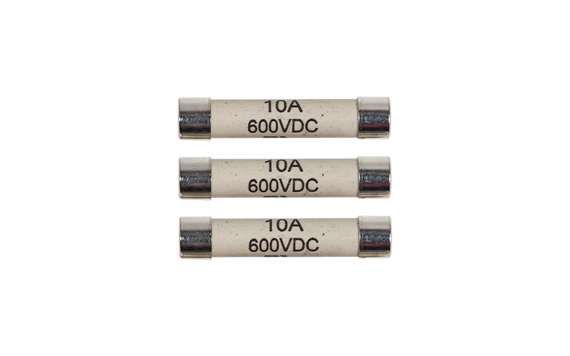 Three Fuses 10 Amp/600 VDC for DMM