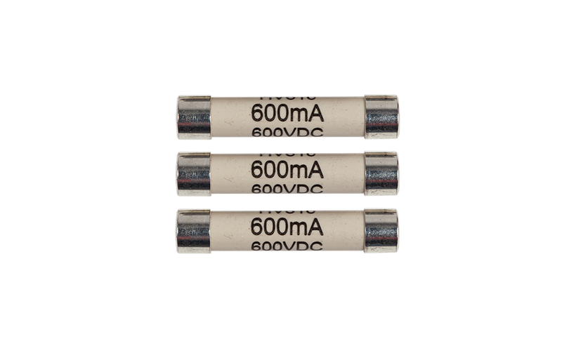 Three Fuses 600mA /600 VDC for DMM