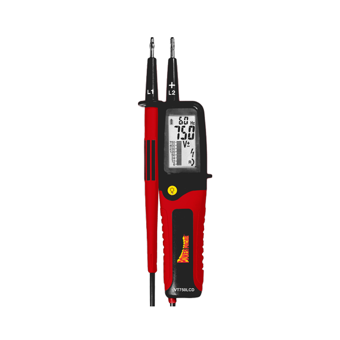Power Probe Diagnostic Tools The VT750LCD is a compact reliable robust automatic voltage tester,
