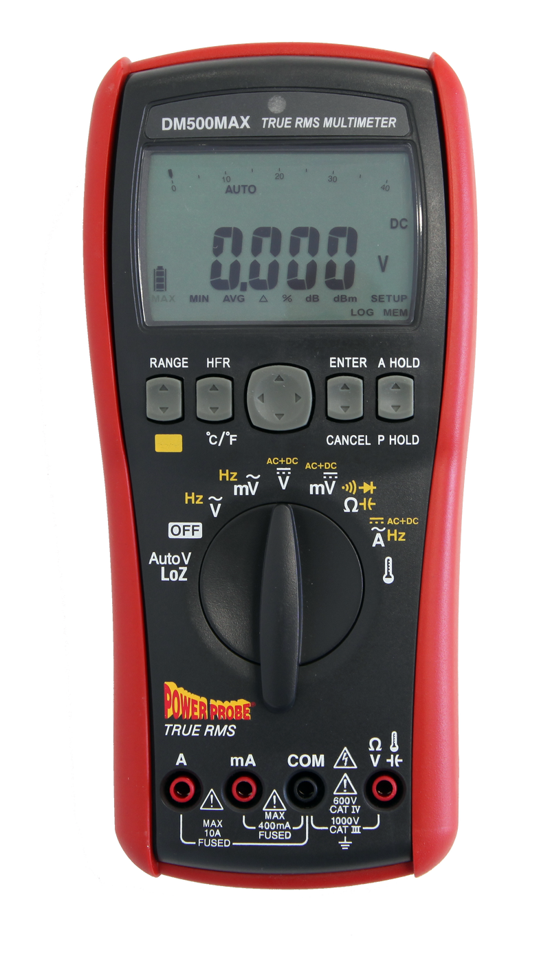 DM500MAX TRMS Automotive Logging Meter