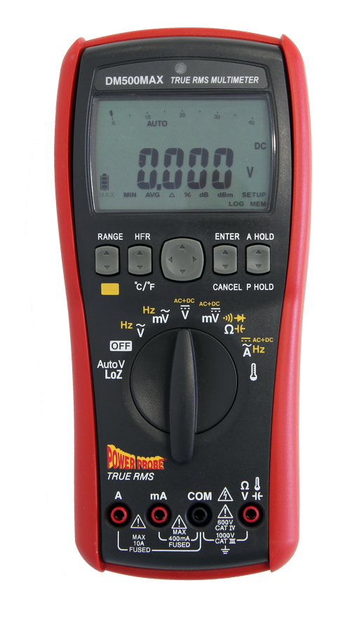 Power Probe Diagnostic Tools DM500MAX TRMS Automotive Logging Meter