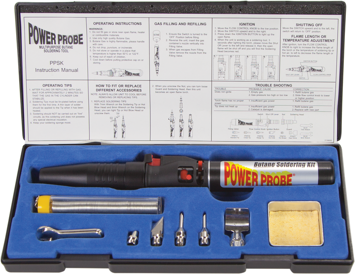 Power Probe Diagnostic Tools Power Probe Butane Soldering Kit Ppsk