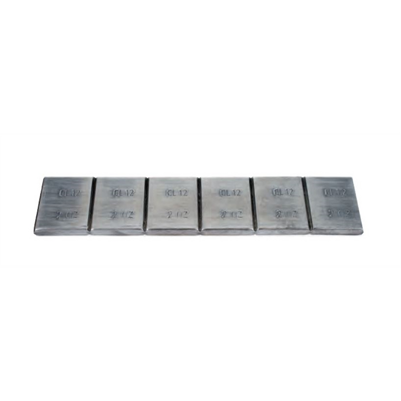 Truck Stick-On Weights CL12, 2 oz segments, box of 8