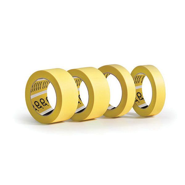 Q1 Products MTQ136 Premium Masking Tape, 55 m x 36 mm, 125 um THK, 24/case, Sun Yellow — view 2