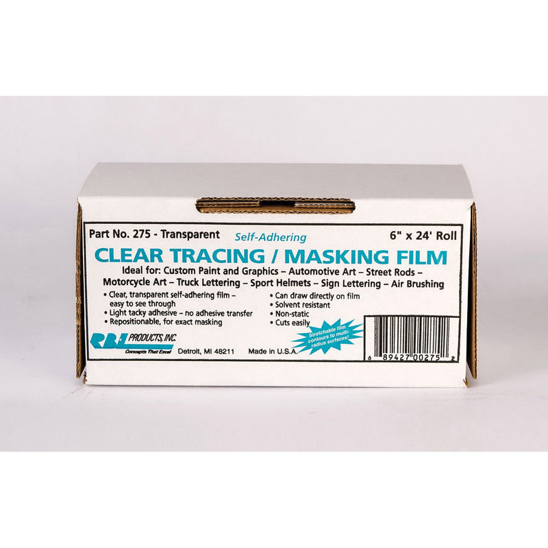 RBL 275 Tracing/Masking Film Roll 6 in Wide x 24 ft Length Clear Polyethylene