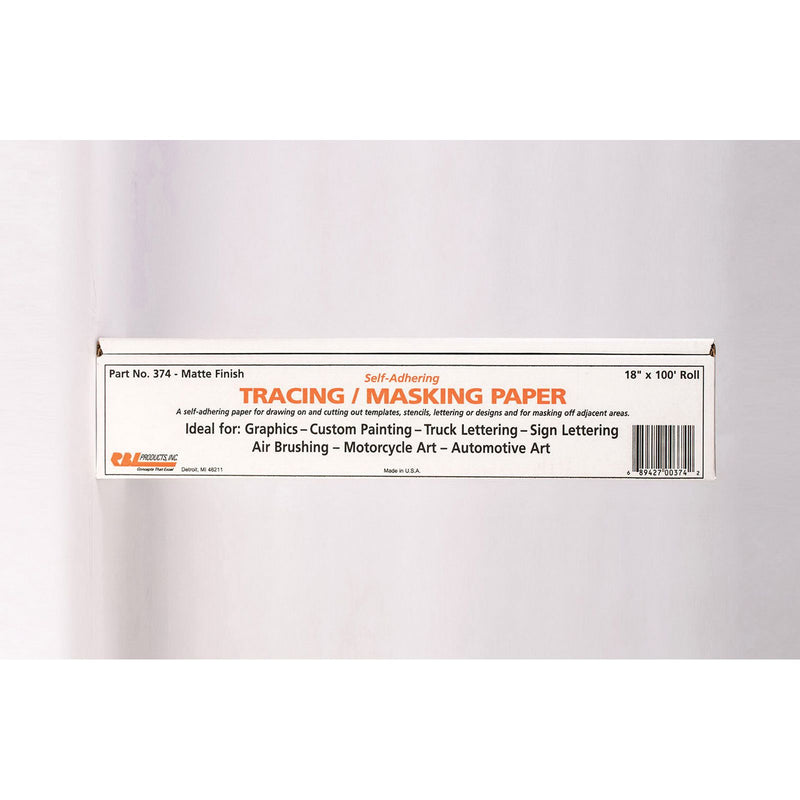 RBL 374 Self-Adhering Tracing/Masking Paper Roll 18 in Width by 100 ft Length